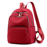 Nylon Waterproof Women Backpack for School Girls Small Back Pack Casual Bag