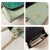 Tassel Chain Shoulder Bag for Women - PU Material