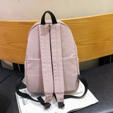 Women's Waterproof Nylon Backpack Big School Bag for Girls