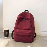 Women's Waterproof Nylon Backpack Big School Bag for Girls