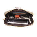Female Stone Pattern Wallet Long Purse Leather Clutch Bag