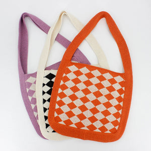 Casual Knitted Slouchy Bag Soft Shoulder Hobo Bag