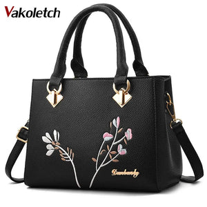 Women Shoulder Bags PU Leather Tote Messenger Crossbody Handbag