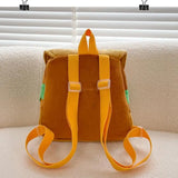Creative Hamburger Backpack for Girls Large Capacity Student School Drop