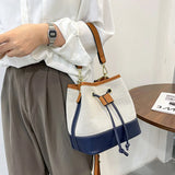 Large Capacity Bucket Bag Shoulder Crossbody Handbag for Women