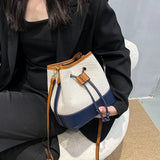 Large Capacity Bucket Bag Shoulder Crossbody Handbag for Women