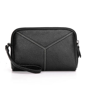 Leather Women Envelope Bag Clutch Purse Handbag