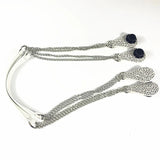 PU Leather & Chain Bag Handle for Obag Tote - Long Bag Handles