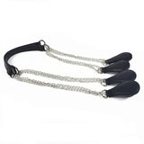 PU Leather & Chain Bag Handle for Obag Tote - Long Bag Handles