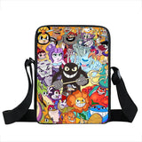 Cuphead Print Small Shoulder Bag Crossbody Messenger Book Bag