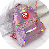 Glitter PU Leather Holographic Backpack for Girls