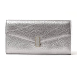 Long Women's Leather Wallet Clutch Solid Purse Genuine Leather