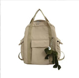 Waterproof Nylon School Backpack for Teenage Girls