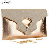 Women's Leather Evening Clutch Bag Small Purse Handbag