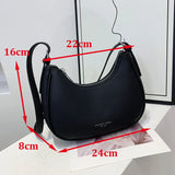 grace Retro PU Leather Women's Shopping Bag Handbags Shoulder Underarm Bag