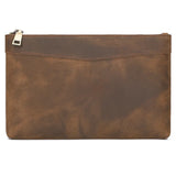 RFID Anti-Theft Crazy Horse Leather Armpit Bag