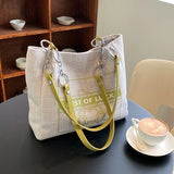 Large-capacity Canvas Handbag for College Students