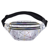 Reflective Laser Shoulder Bag Women's Belt Waist Bag Pochete