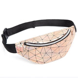 Reflective Laser Shoulder Bag Women's Belt Waist Bag Pochete