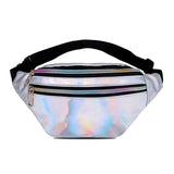 Reflective Laser Shoulder Bag Women's Belt Waist Bag Pochete