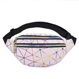 Reflective Laser Shoulder Bag Women's Belt Waist Bag Pochete