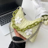 Flower Armpit Bag Chain Crossbody Shoulder Messenger Bag