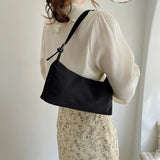 Small Nylon Underarm Bag Retro Wild Casual Dumpling Bags