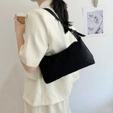 Small Nylon Underarm Bag Retro Wild Casual Dumpling Bags