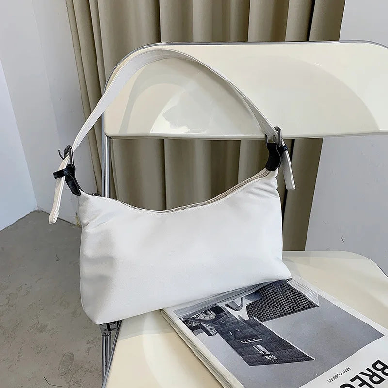 Small Nylon Underarm Bag Retro Wild Casual Dumpling Bags