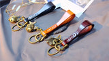 Cowhide Leather Key Ring Wallet Key Holder Organizer