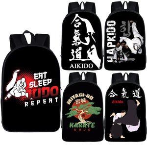 High-capacity Martial Art Backpack for Boys School Bags