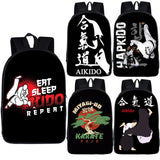 High-capacity Martial Art Backpack for Boys School Bags