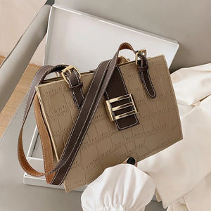 Texture Women Handbag Female Wild Shoulder Bag