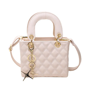 Women's Shoulder Bag Metal Star Small Lady Bag Girl's Purse Handbag