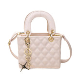 Women's Shoulder Bag Metal Star Small Lady Bag Girl's Purse Handbag