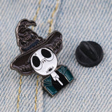 Horror Brooches Nightmare Before Christmas Lapel Pins on Clothes Backpack