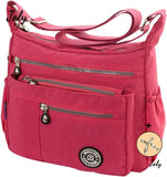 Waterproof Nylon Shoulder Bag for Women Crossbody Messenger Bag