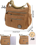 Waterproof Nylon Shoulder Bag for Women Crossbody Messenger Bag