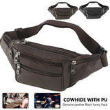 Leather Outdoor Running Mobile Phone Pockets