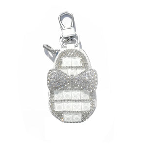 Women's Diamond Car Key Cover - Housekeeper Keychains for Bags