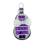 Women's Diamond Car Key Cover - Housekeeper Keychains for Bags