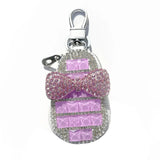 Women's Diamond Car Key Cover - Housekeeper Keychains for Bags