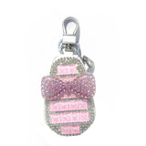 Women's Diamond Car Key Cover - Housekeeper Keychains for Bags