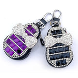 Women's Diamond Car Key Cover - Housekeeper Keychains for Bags