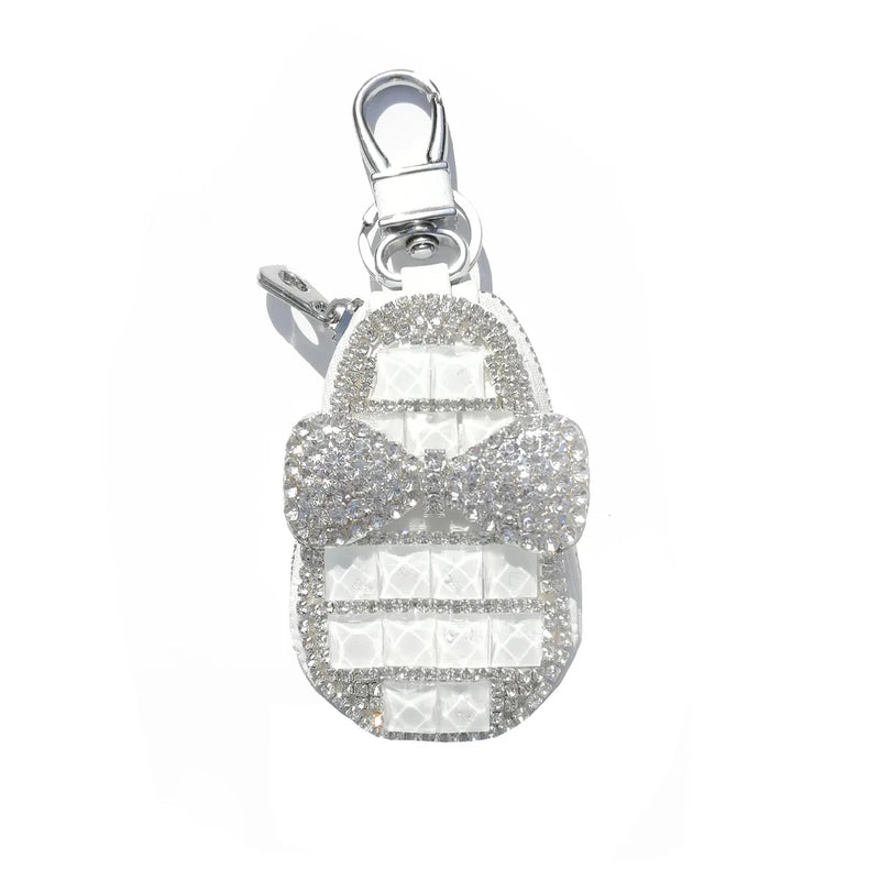 Women's Diamond Car Key Cover - Housekeeper Keychains for Bags
