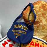 1:1 HUMAN Shoulder Messenger Vintage Canvas Casual Bags
