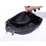 Small Soft Leather Clutch Bag for Women