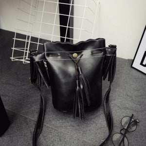 Spring Summer Women's Bucket Shoulder Bag Small Slung Bag