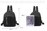 Waterproof Oxford Backpack for Women Girls School Travel Tote Shoulder Bag