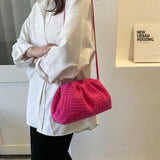 Chain Shoulder Bag Women Portable Bucket Bag Messenger Bag